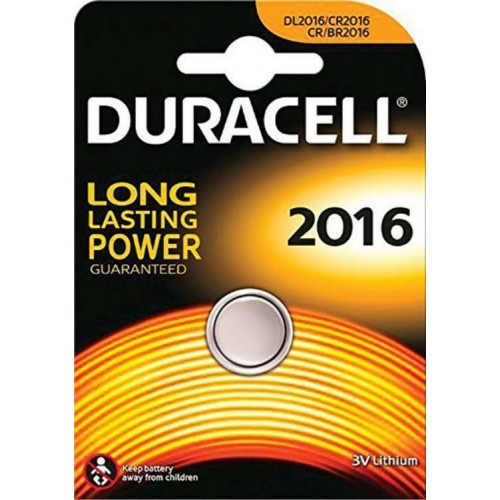 Batteria duracell pila dl2016 3v 5 blister 10 batterie