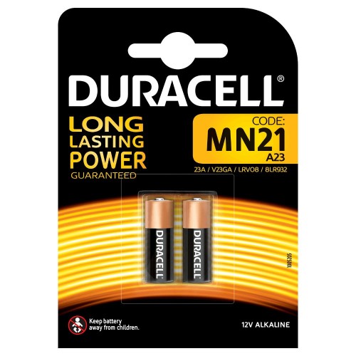 Batteria duracell alakalina mn21 1 box da 10 blister 20 batterie